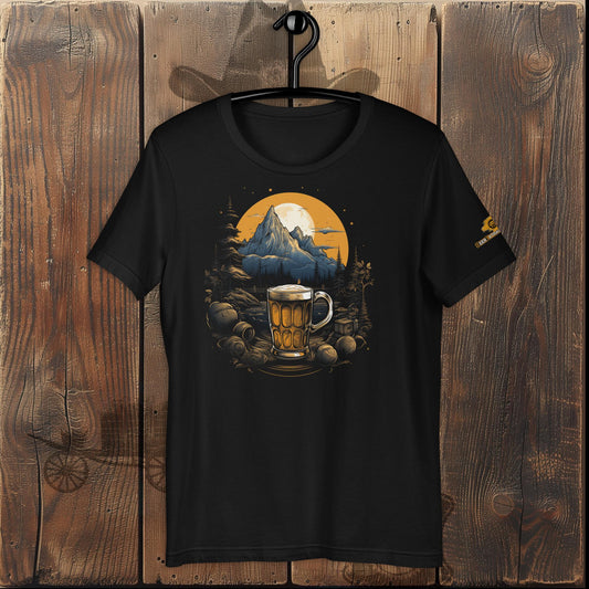 Moonlit Brewscape Unisex t-shirt