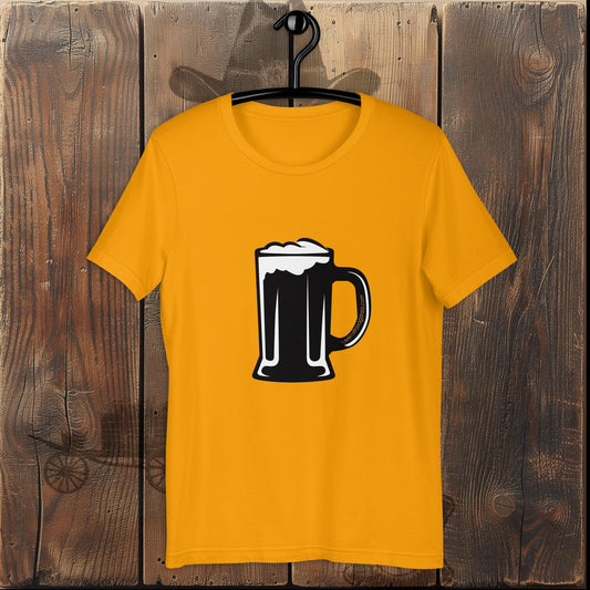Dark Beer Mug Unisex t-shirt
