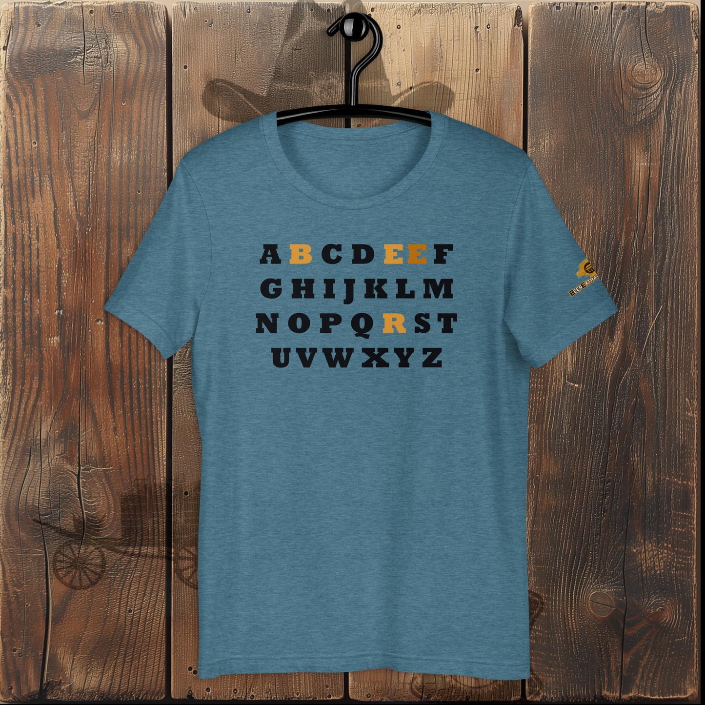 Beer Alphabet Unisex t-shirt