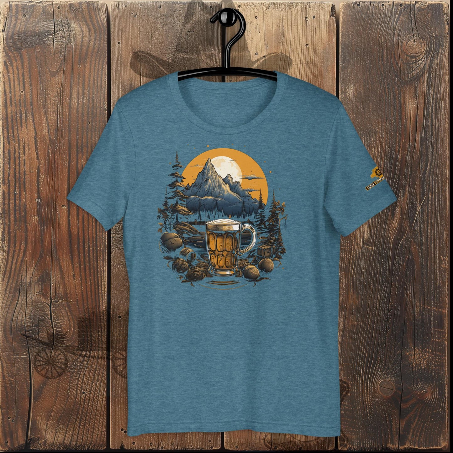 Moonlit Brewscape Unisex t-shirt